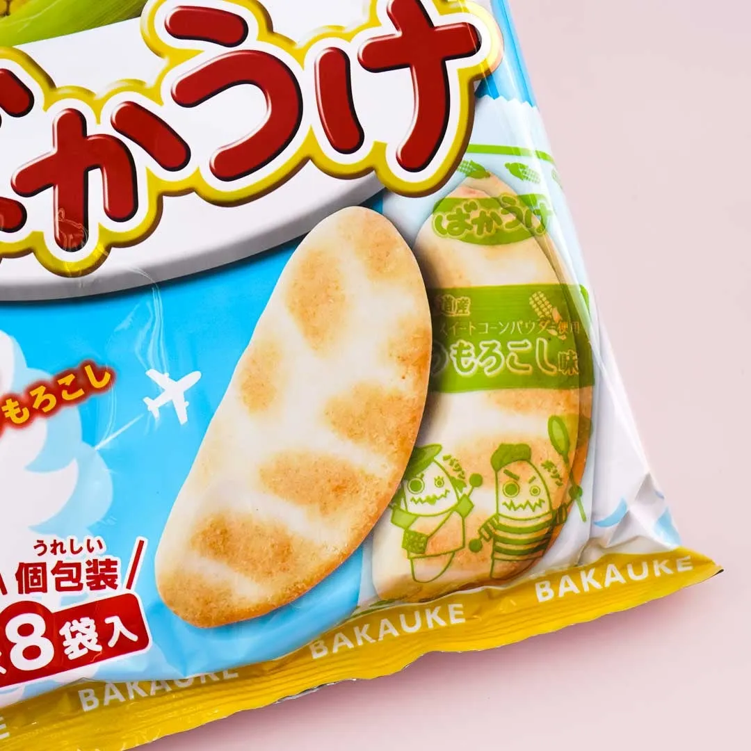 Befco Kuriyama Bakauke Rice Crackers - Hokkaido Corn