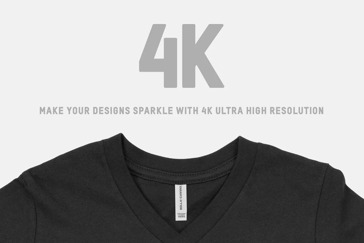 Bella   Canvas 3005Y Youth V-Neck Mockups