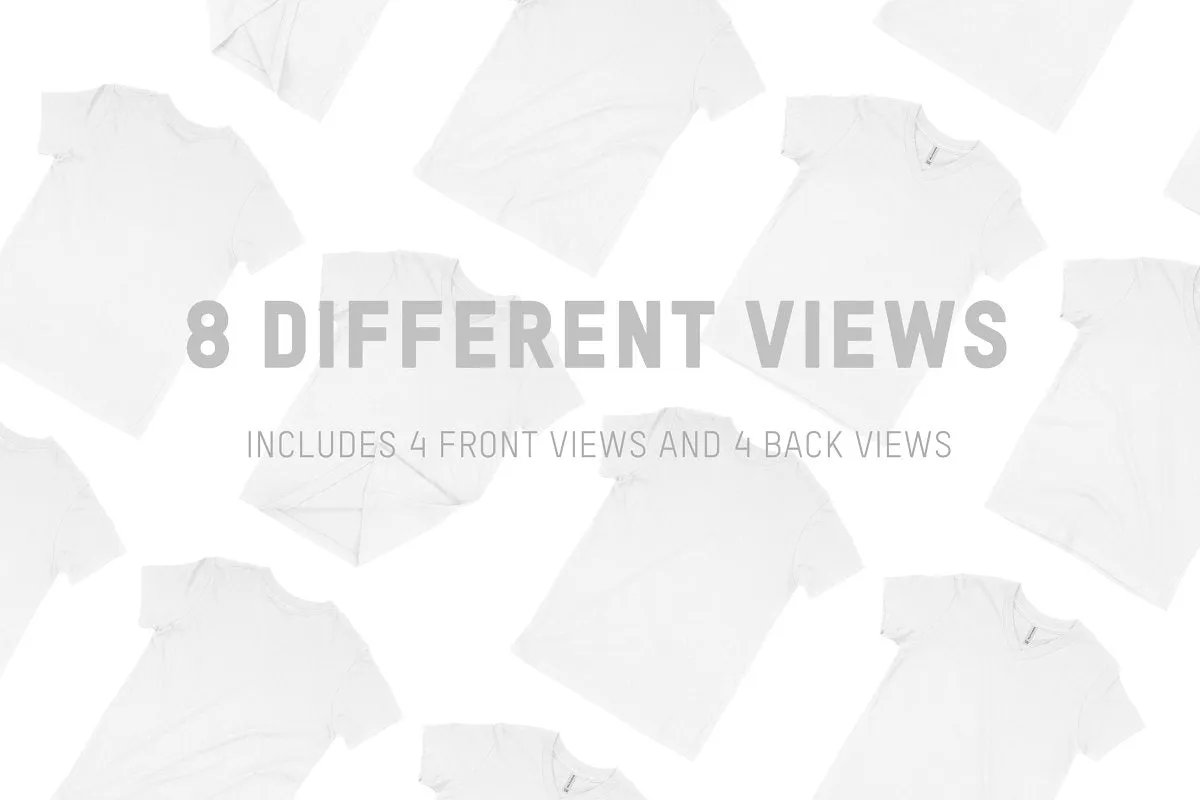 Bella   Canvas 3005Y Youth V-Neck Mockups