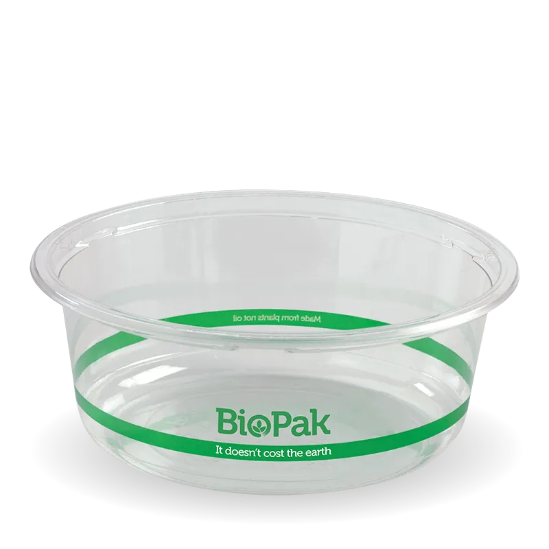 Biopak BioBowl Clear Wide 600ml 600pcs