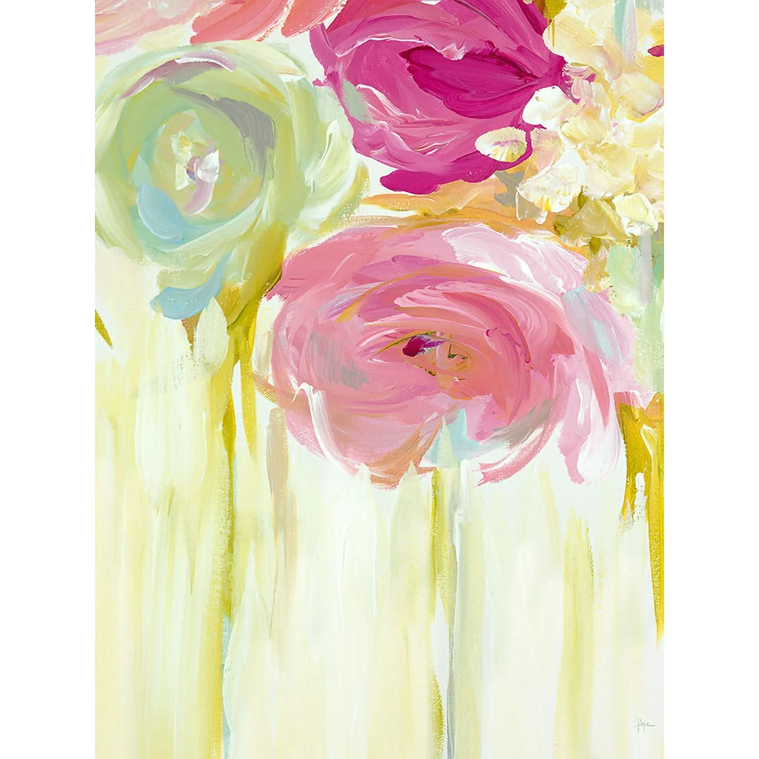 Blush Bloom Canvas Wall Art