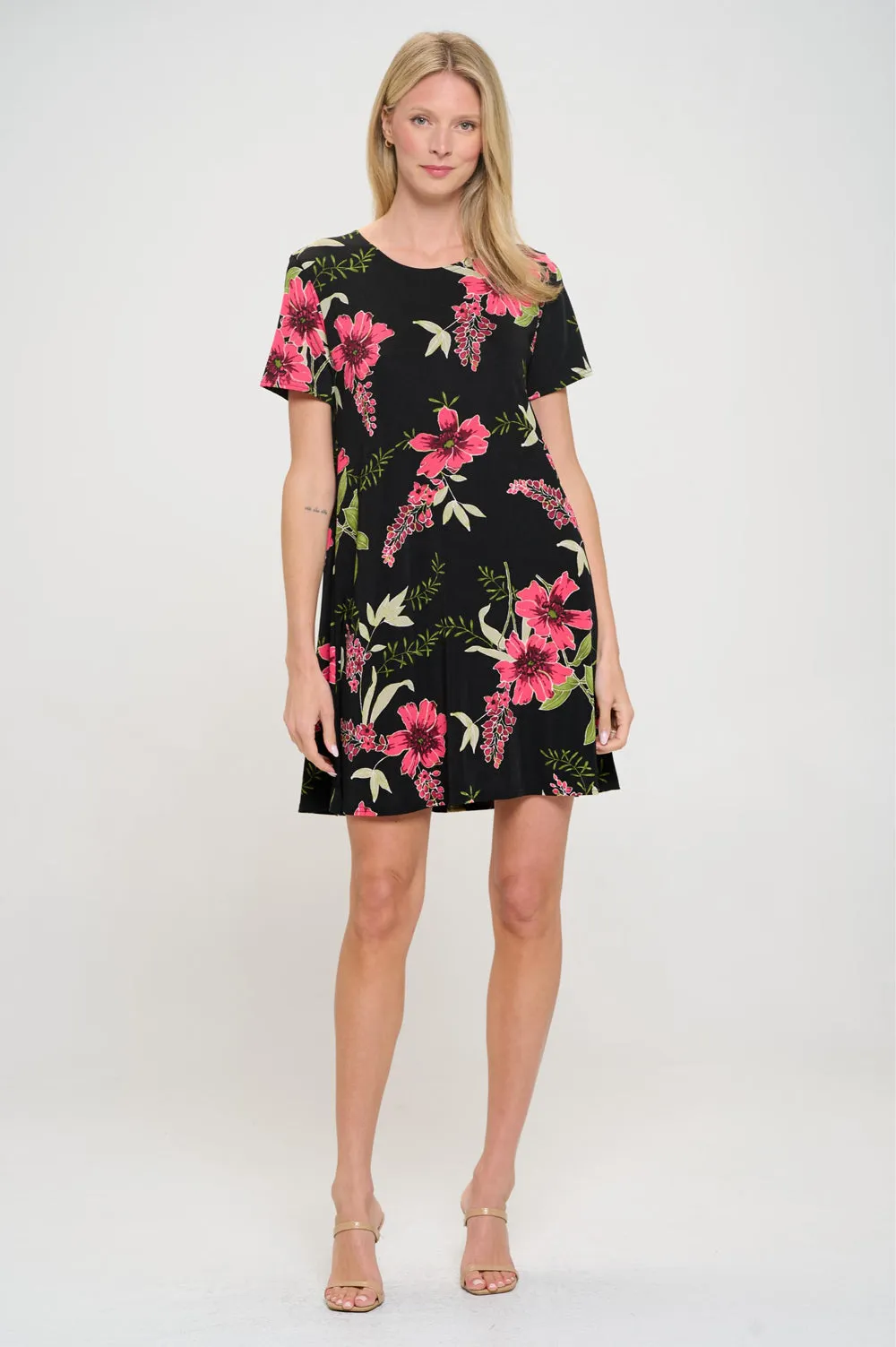 BNS Missy Dress Short Sleeve Print-7004BN-SRP1-W431