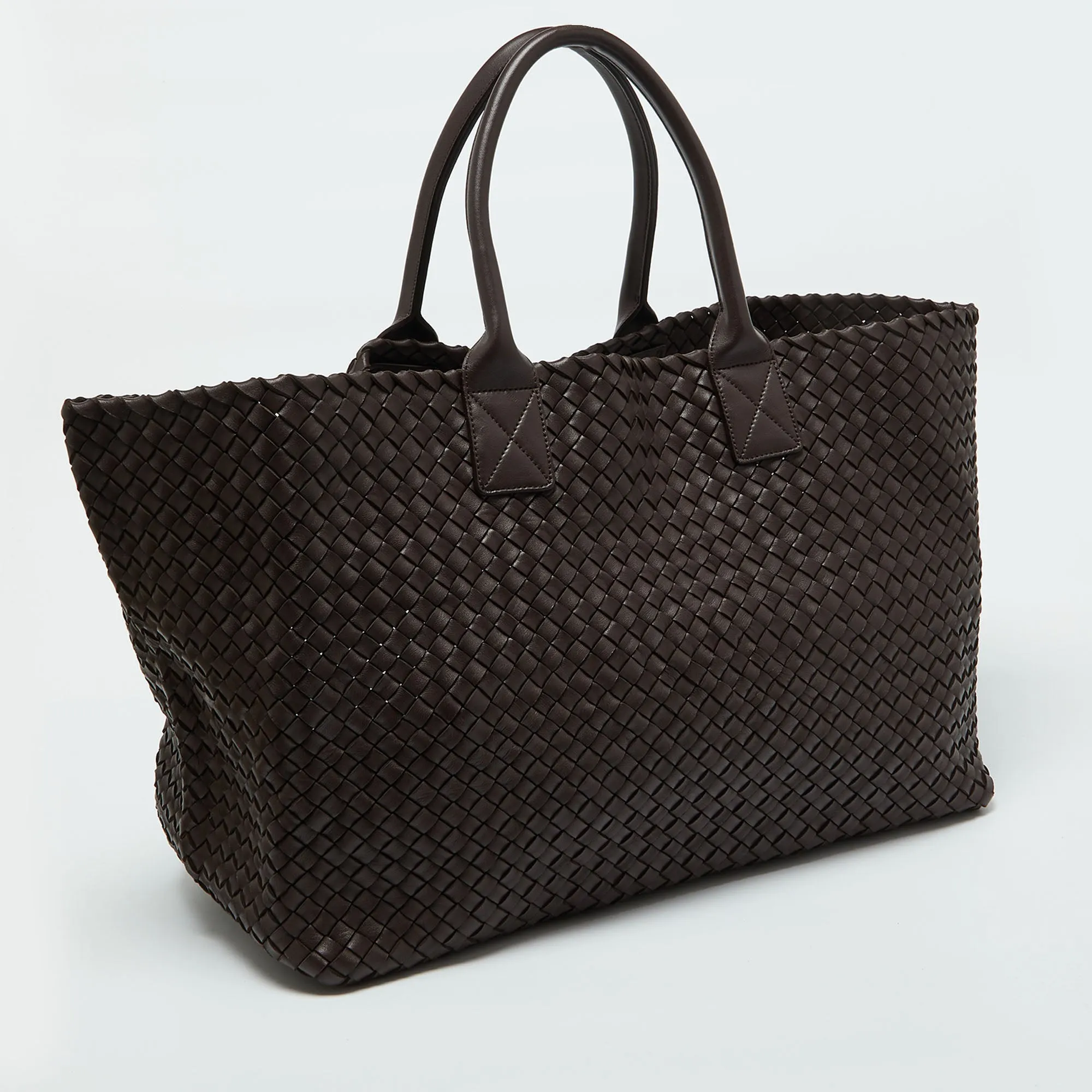 BOTTEGA VENETA Brown Intrecciato Leather Limited Edition 337/500 Cabat Tote