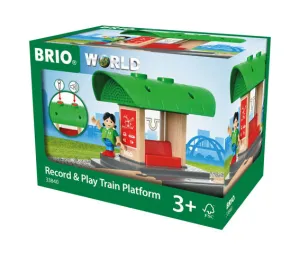 Brio Record & Play Train Platform 33840
