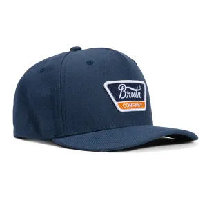 Brixton Linwood Snapback Hat - Navy