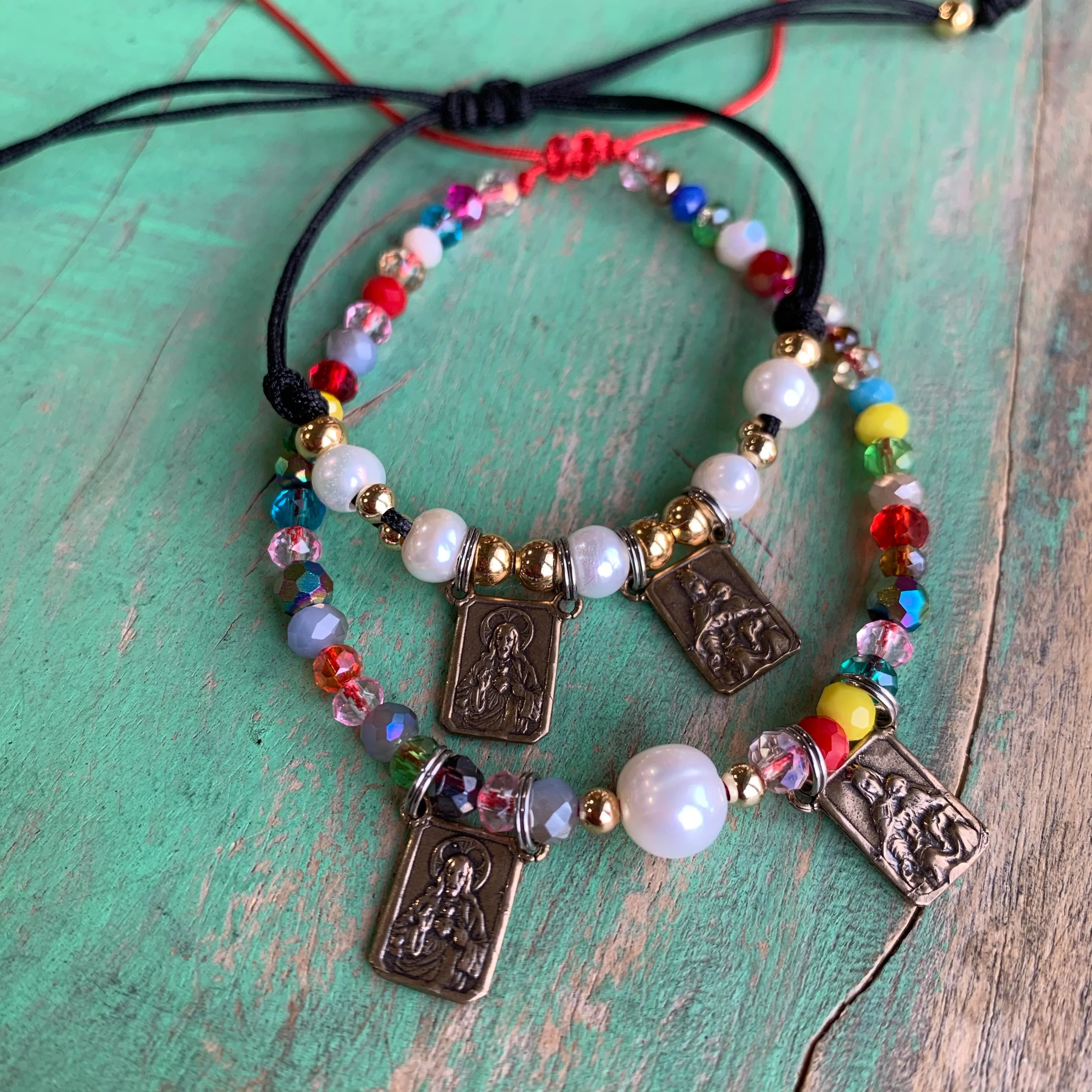Bronze Scapular Bracelet