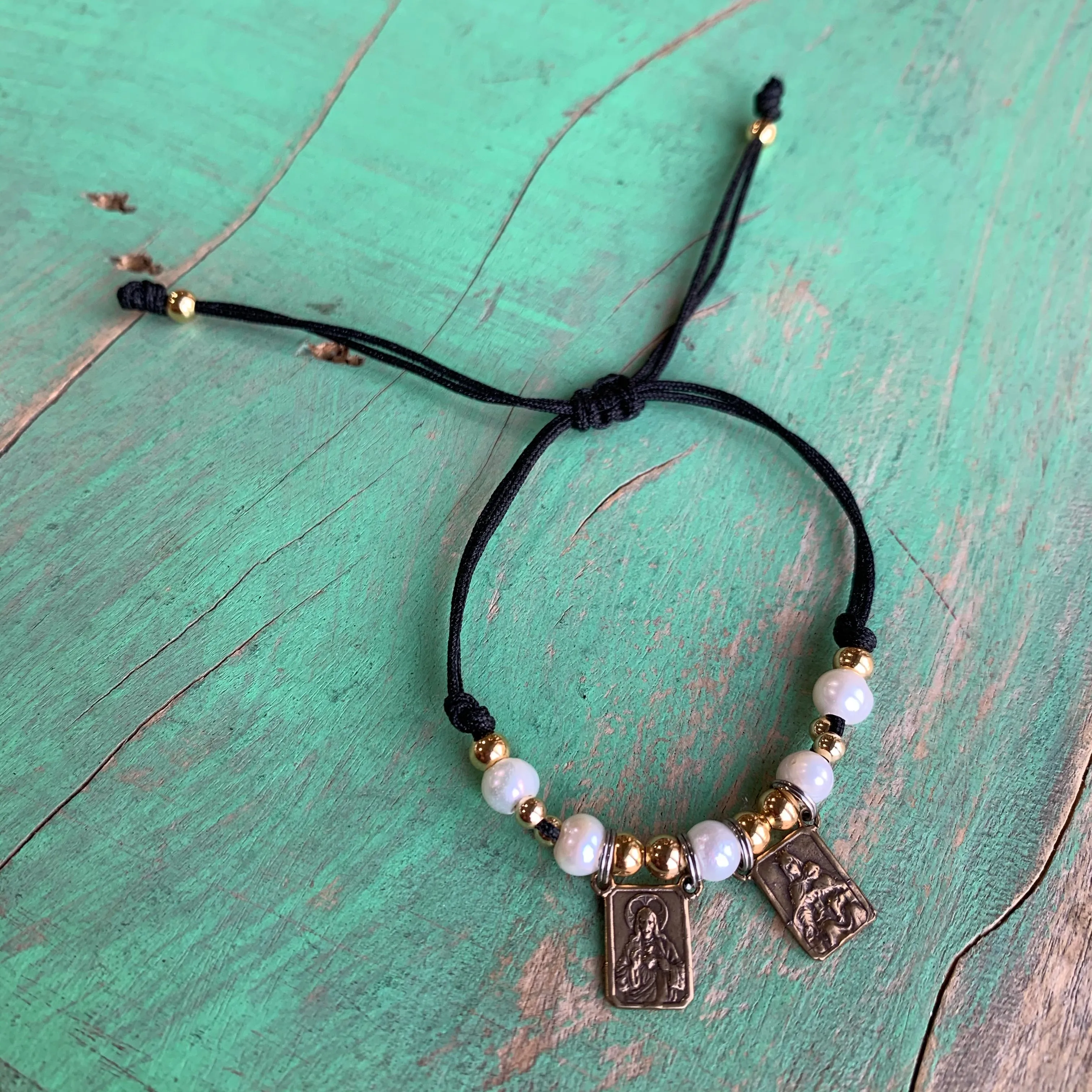 Bronze Scapular Bracelet
