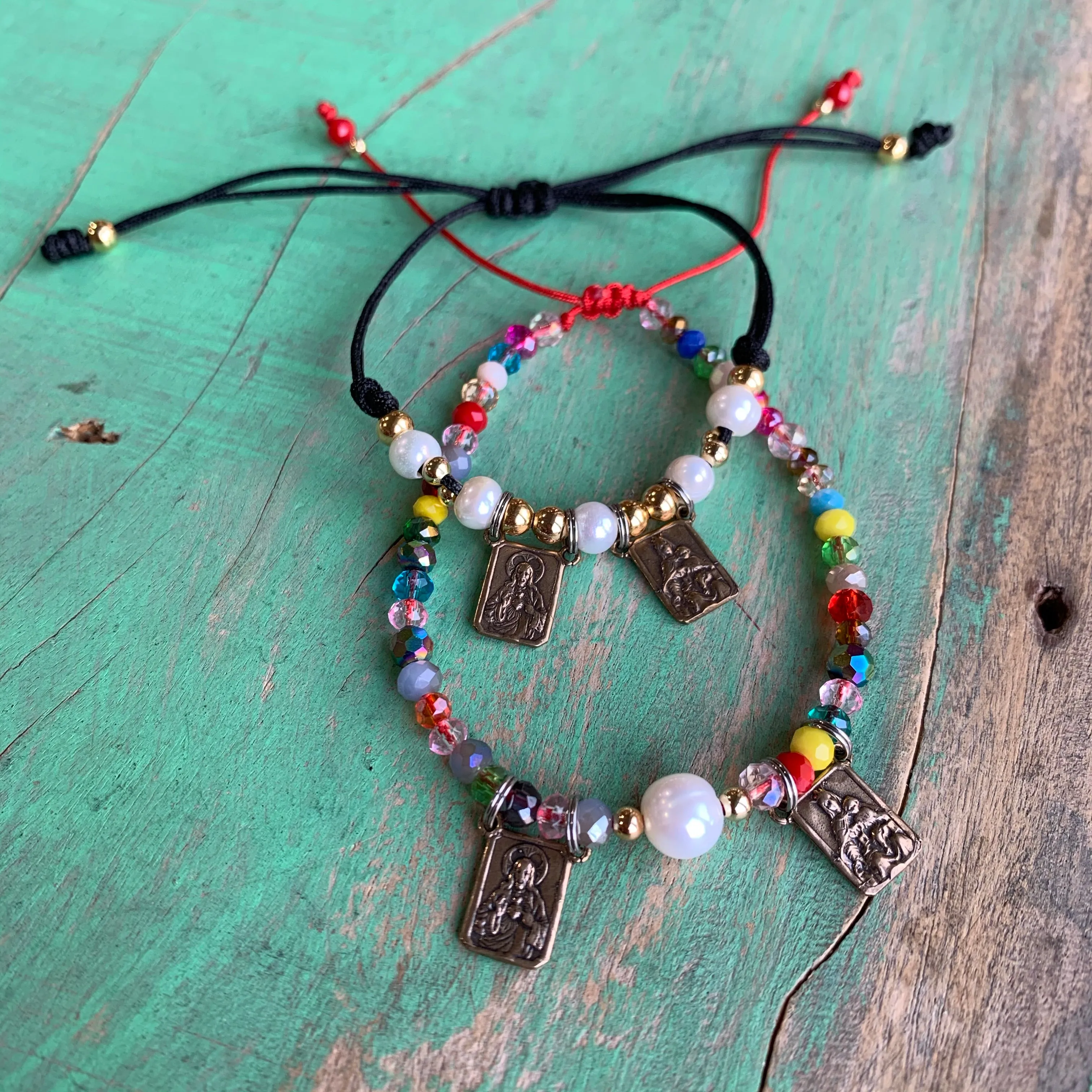 Bronze Scapular Bracelet
