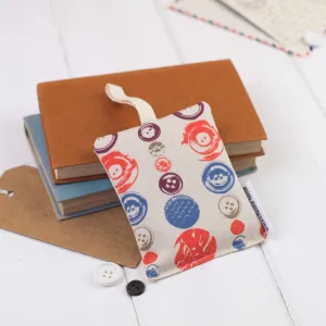 Buttons Lavender Bag