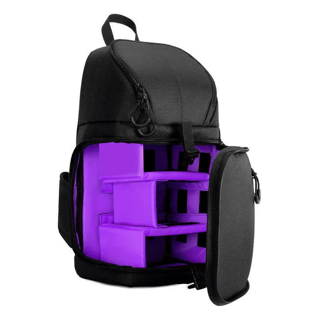 Camera Sling Bag Shoulder Cross DSLR Case Waterproof w/ Rain Cover Camera Sling Soft Padded Men Women Bag Backpack