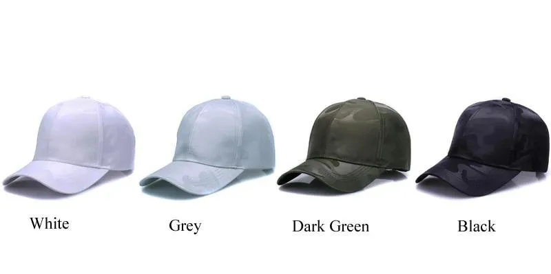 Camo Baseball Hat w/ Breathable Design