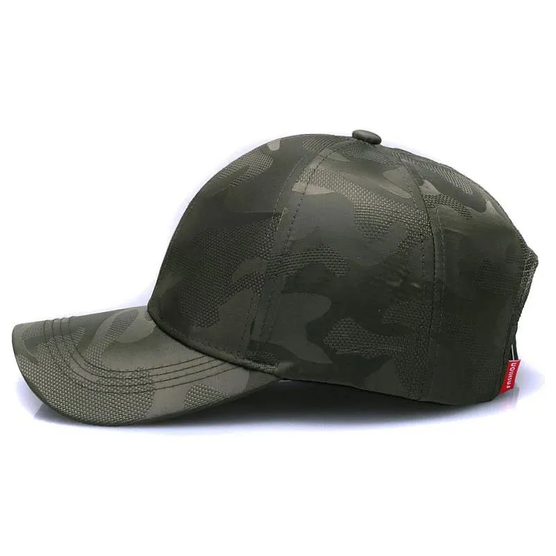 Camo Baseball Hat w/ Breathable Design