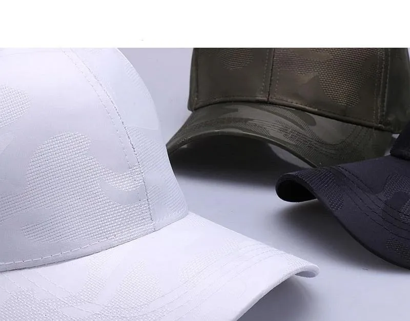 Camo Baseball Hat w/ Breathable Design