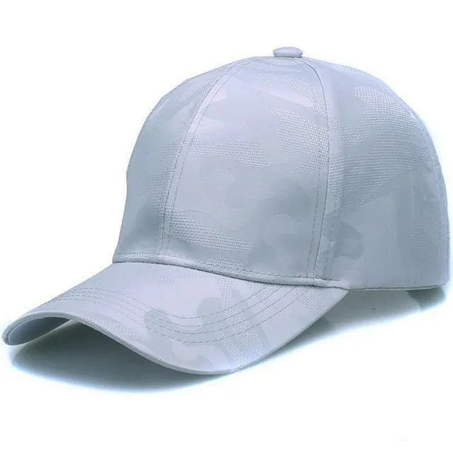 Camo Baseball Hat w/ Breathable Design