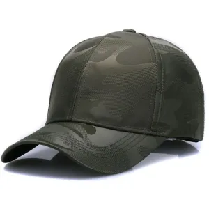 Camo Baseball Hat w/ Breathable Design