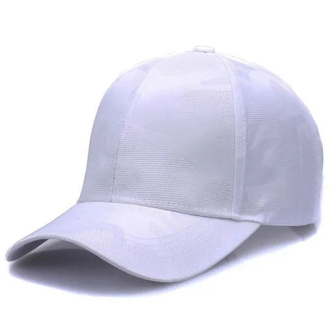 Camo Baseball Hat w/ Breathable Design