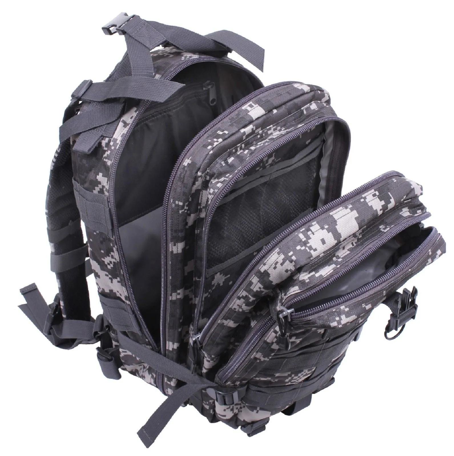 Camouflage Medium Transport Pack -17" Desert or Urban Digital MOLLE Backpack Bag
