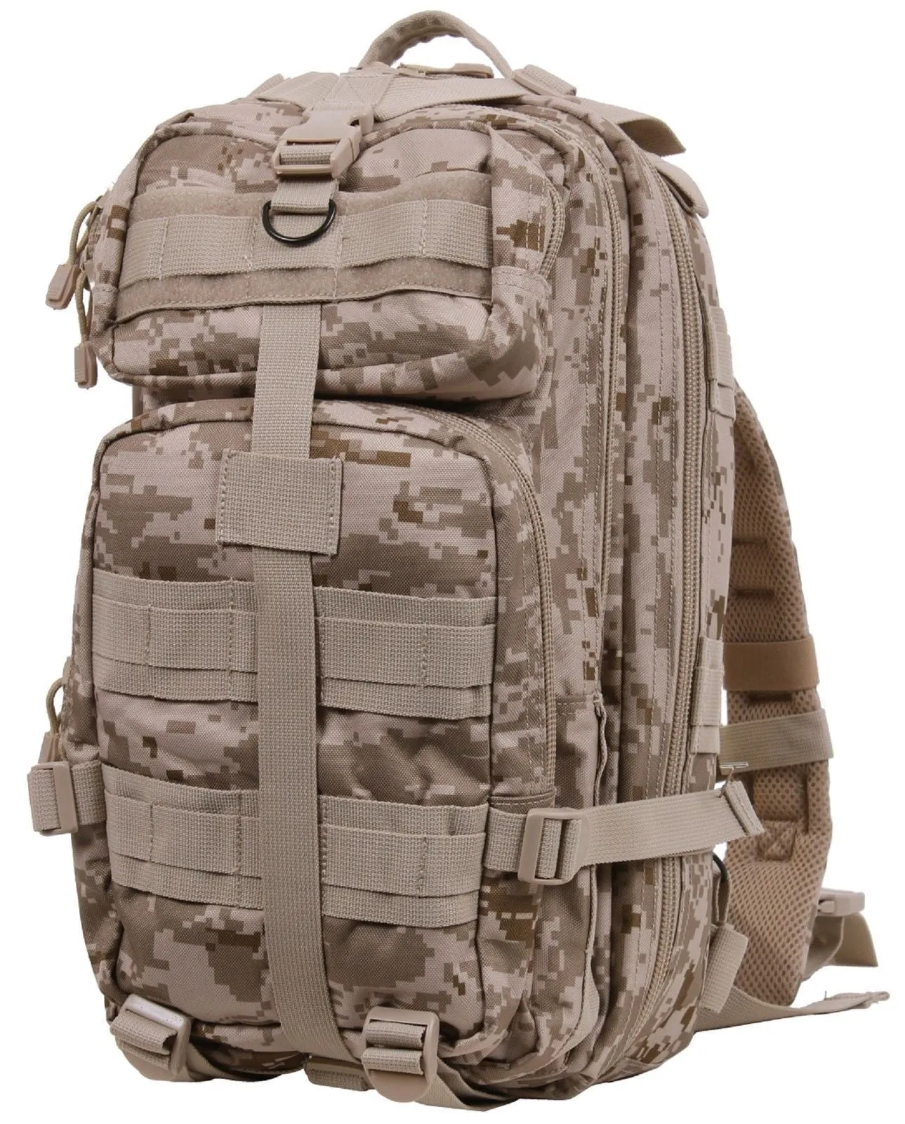 Camouflage Medium Transport Pack -17" Desert or Urban Digital MOLLE Backpack Bag