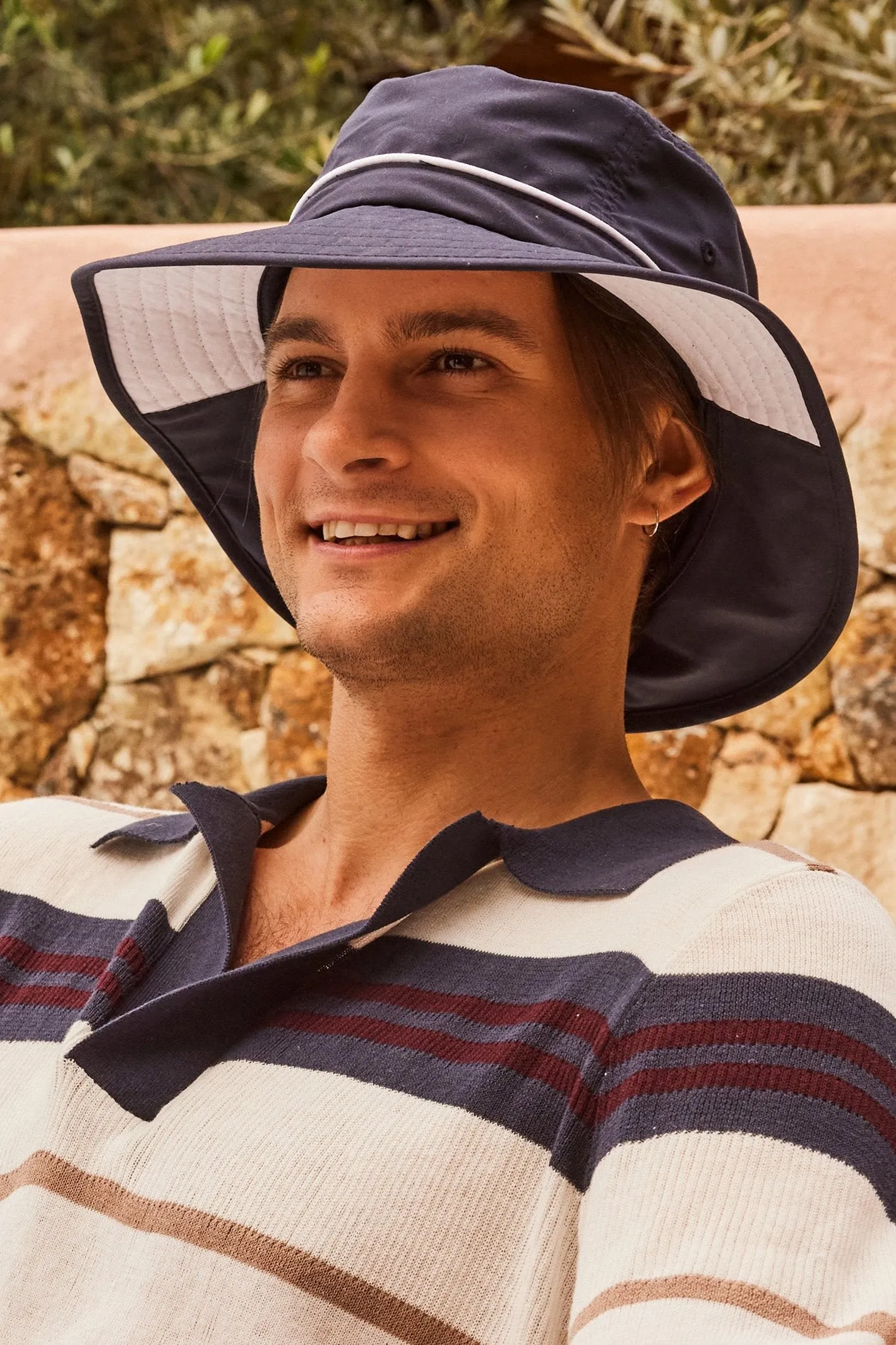 Cancer Council Marvin Bucket Hat - Navy