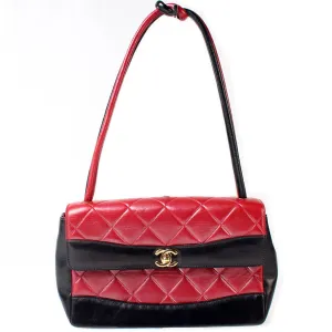 CC Bicolor Flap Bag