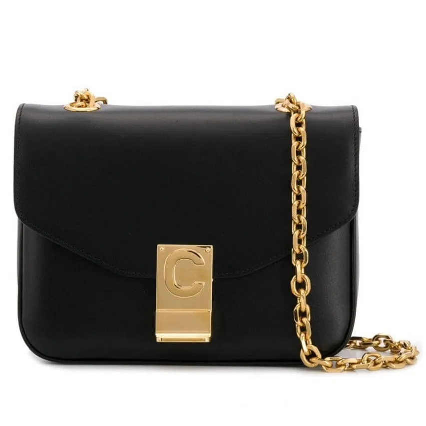 CELINE Mini C Black Crossbody Bag
