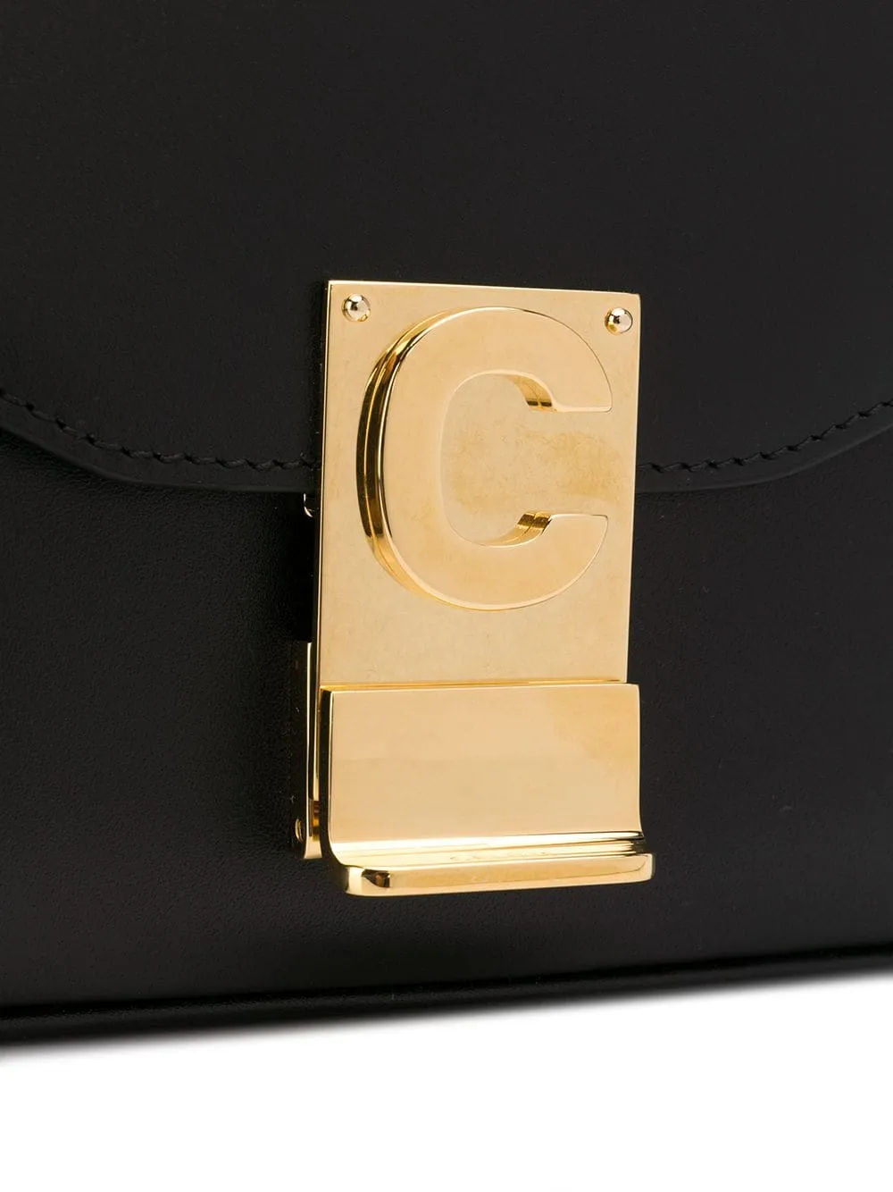 CELINE Mini C Black Crossbody Bag