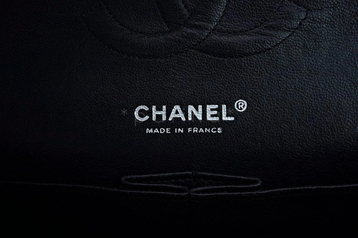 Chanel Black Caviar Classic Medium Double Flap Bag SHW