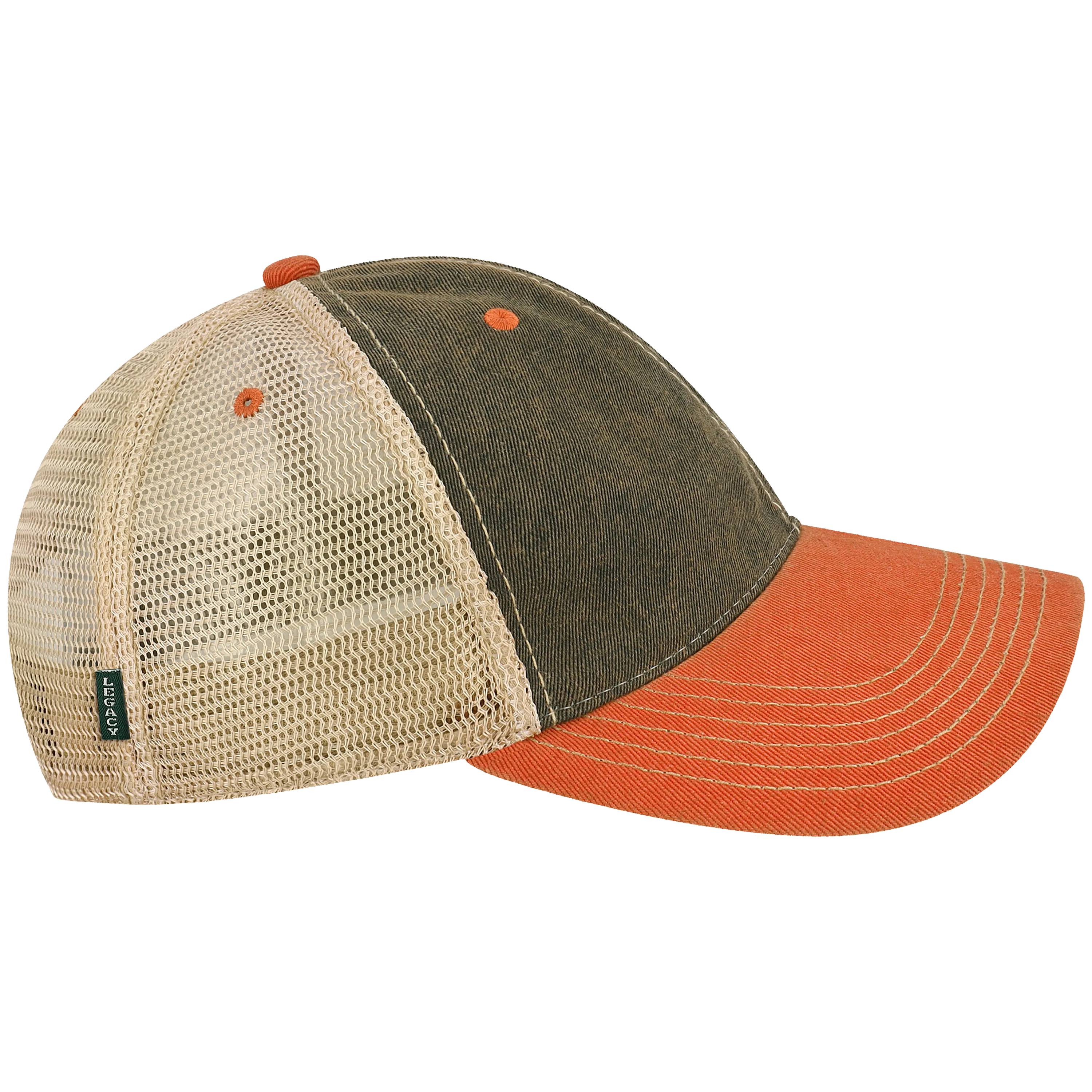 Clemson Black/Orange Old Favorite Trucker
