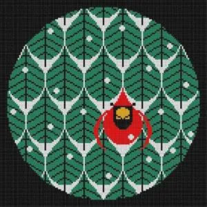 Coniferous Cardinal Canvas