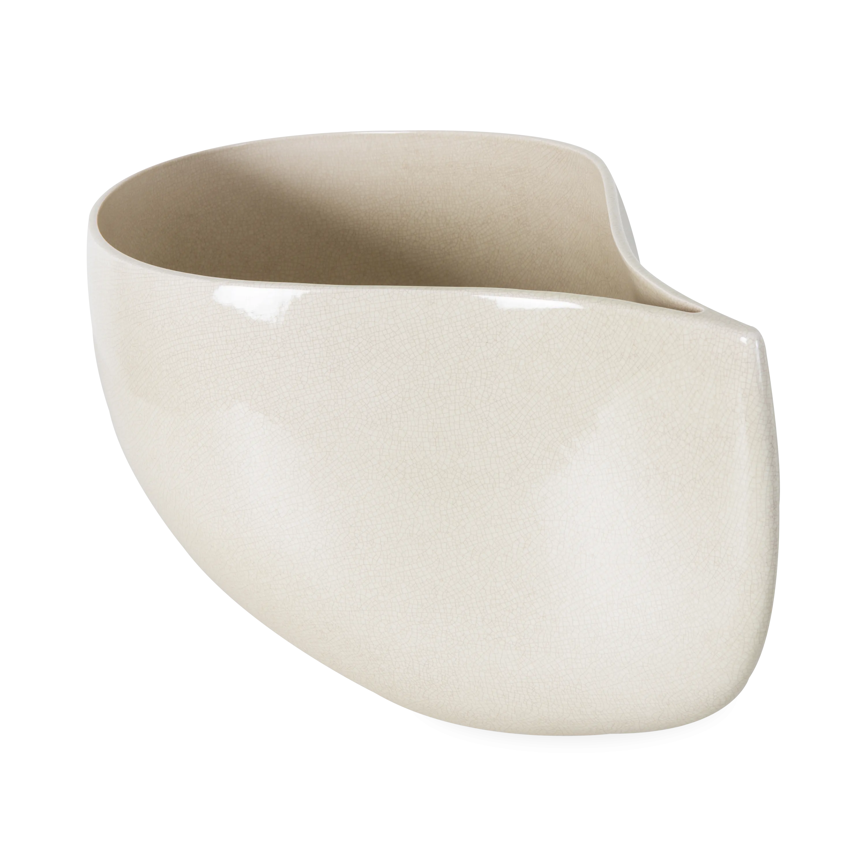 Crackle Teardrop Bowl