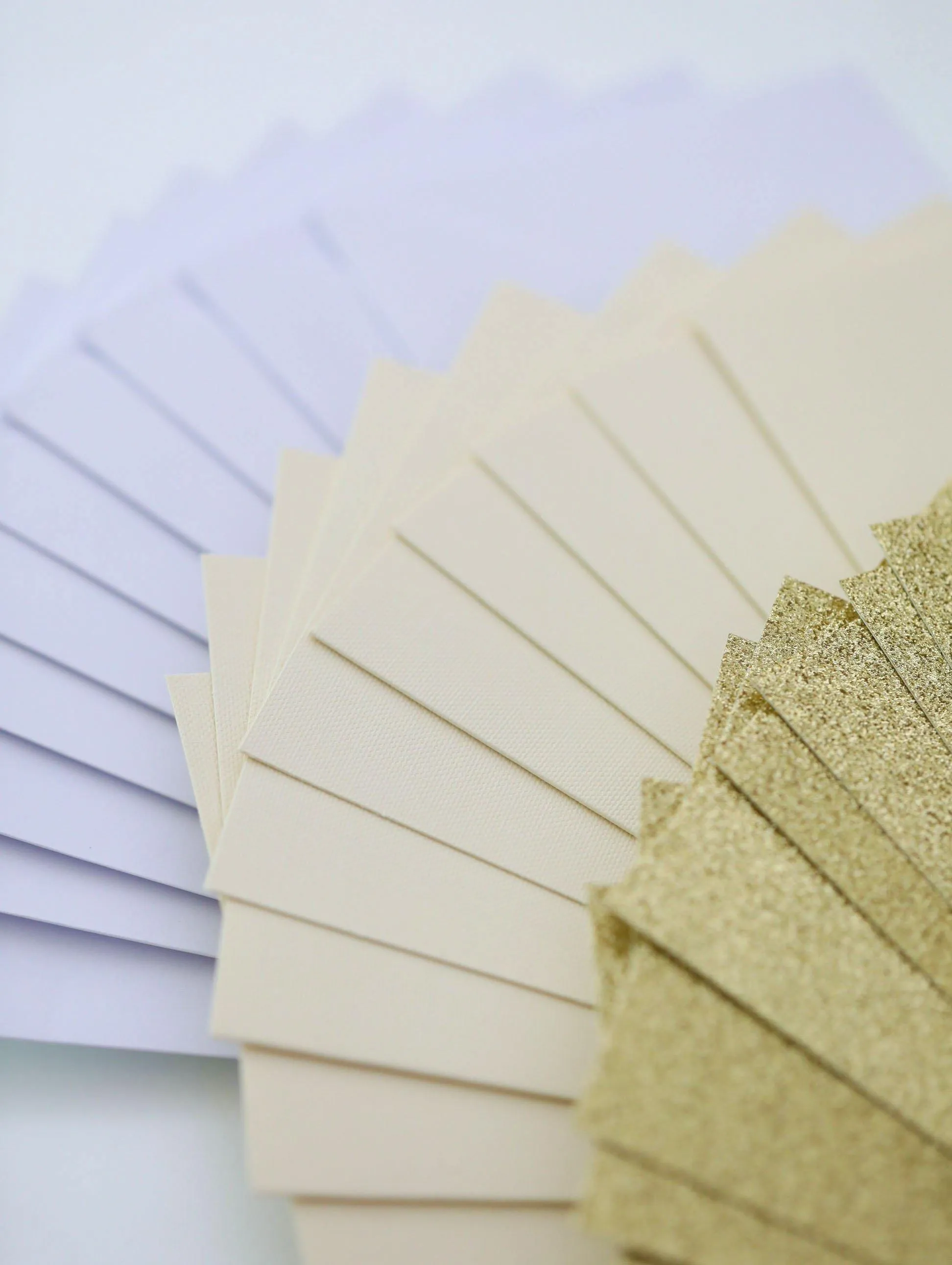 Cricut Joy Insert Cards [Cream/Gold Glitter]