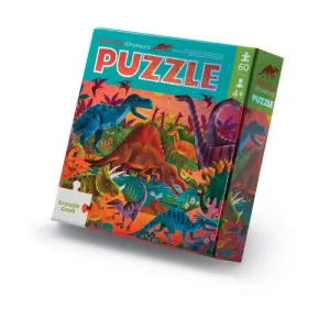 Crocodile Creek Dazzling Dinosaurs 60 pc puzzle