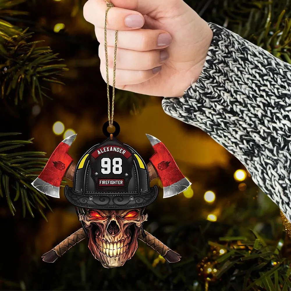 Custom Ornament Firefighter's Prayer Gift For Fireman K1702