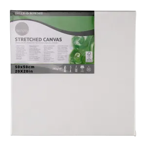 Daler Rowney Simply Stretched Canvas 50*50cm/20*20"