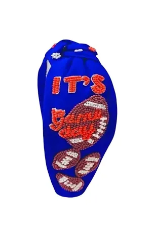 Dazzling Blue & Orange "Game Day" Headband