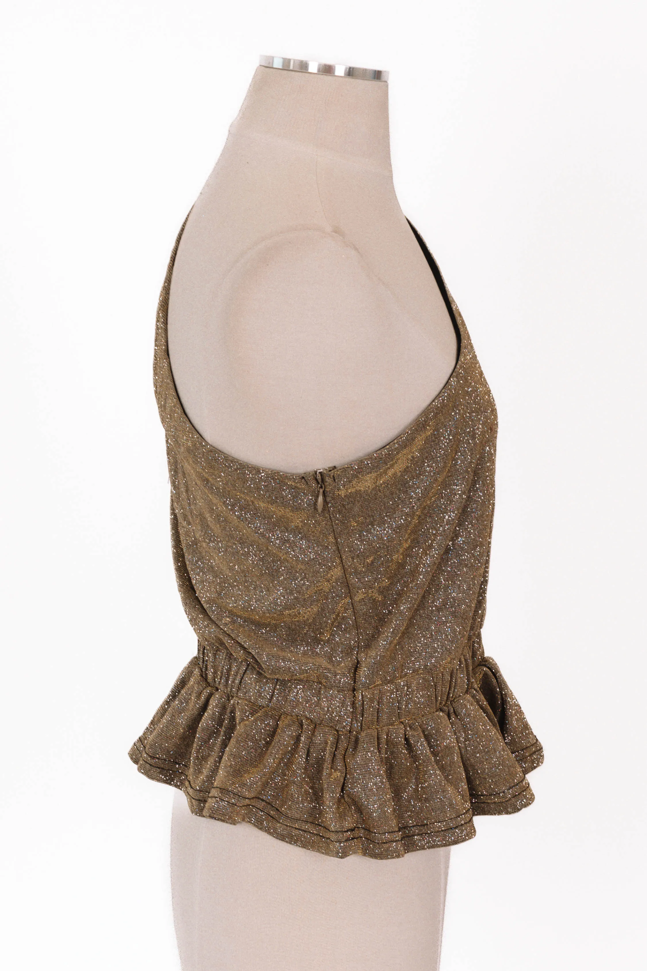 Dazzling Bright Top - Gold