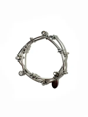 [DAZZLING CLUB] Seasonless LAYERED LINE MIX BRACELET