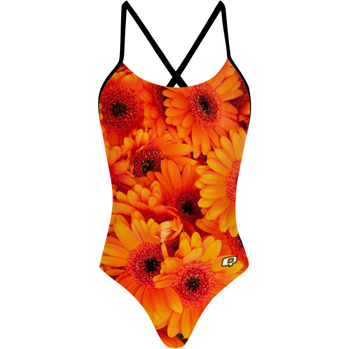 Dazzling Daisy - Tieback One Piece Swimsuit