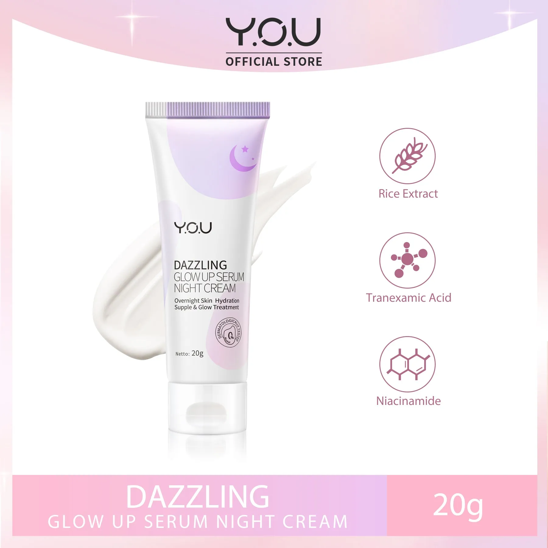 Dazzling Glow Up Serum Night Cream