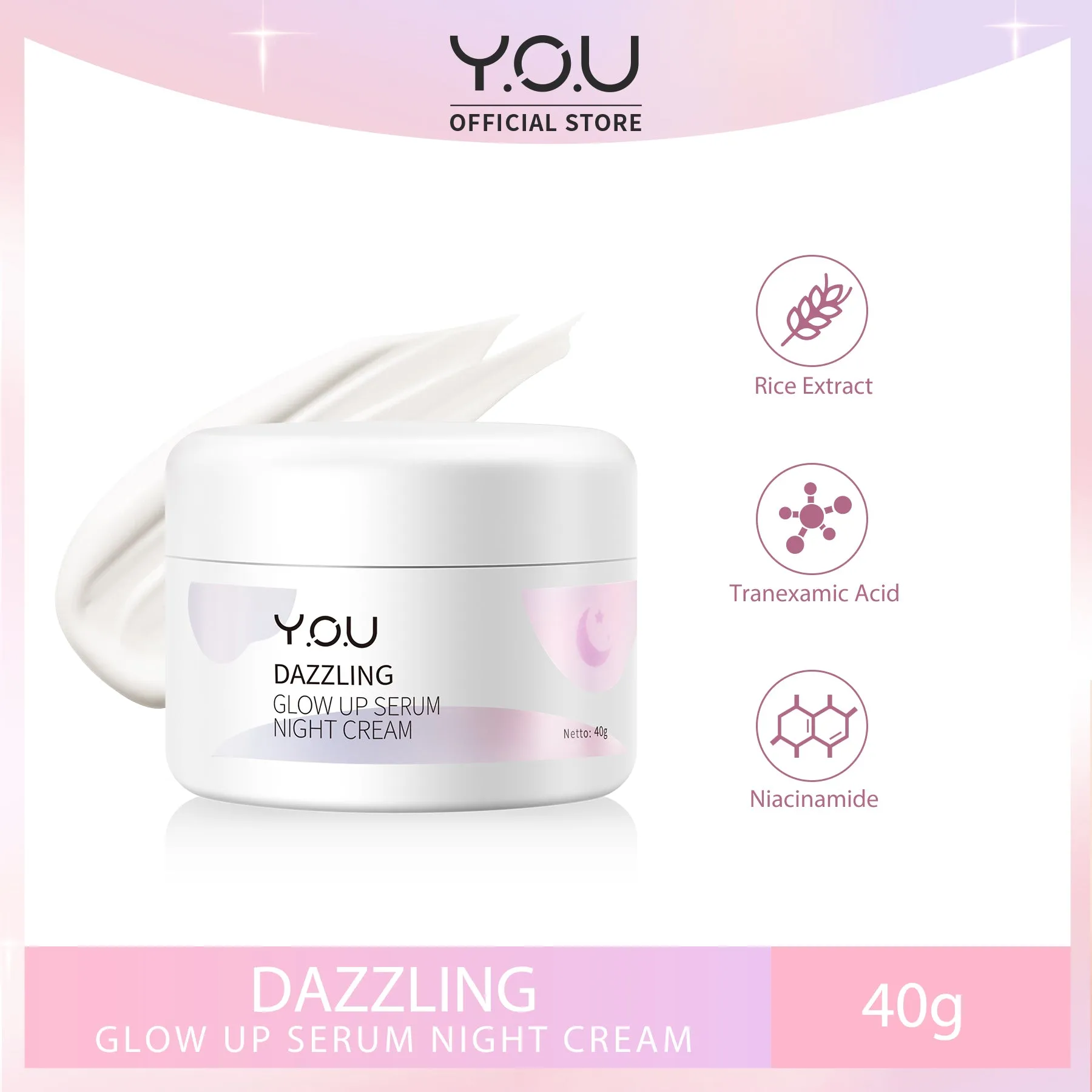 Dazzling Glow Up Serum Night Cream