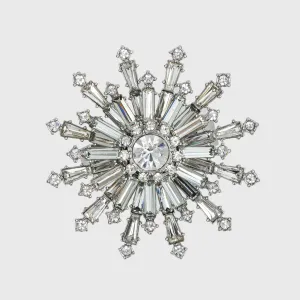 Dazzling snowflake napkin rings, set of four