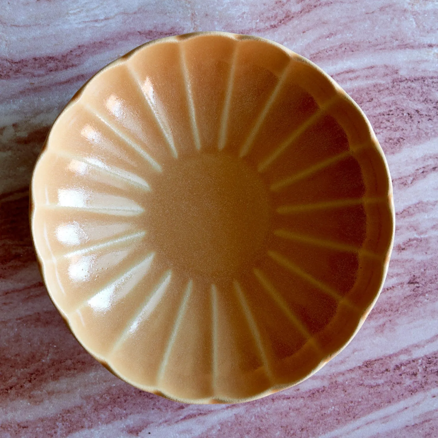 Dhalia Stoneware Pasta Bowl, Set of 4 (Camel) - Preorder