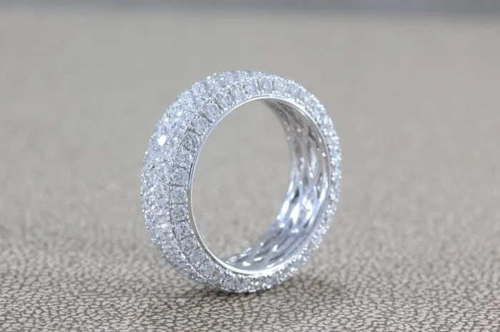 Diamond Collection Gold Eternity Band Ring