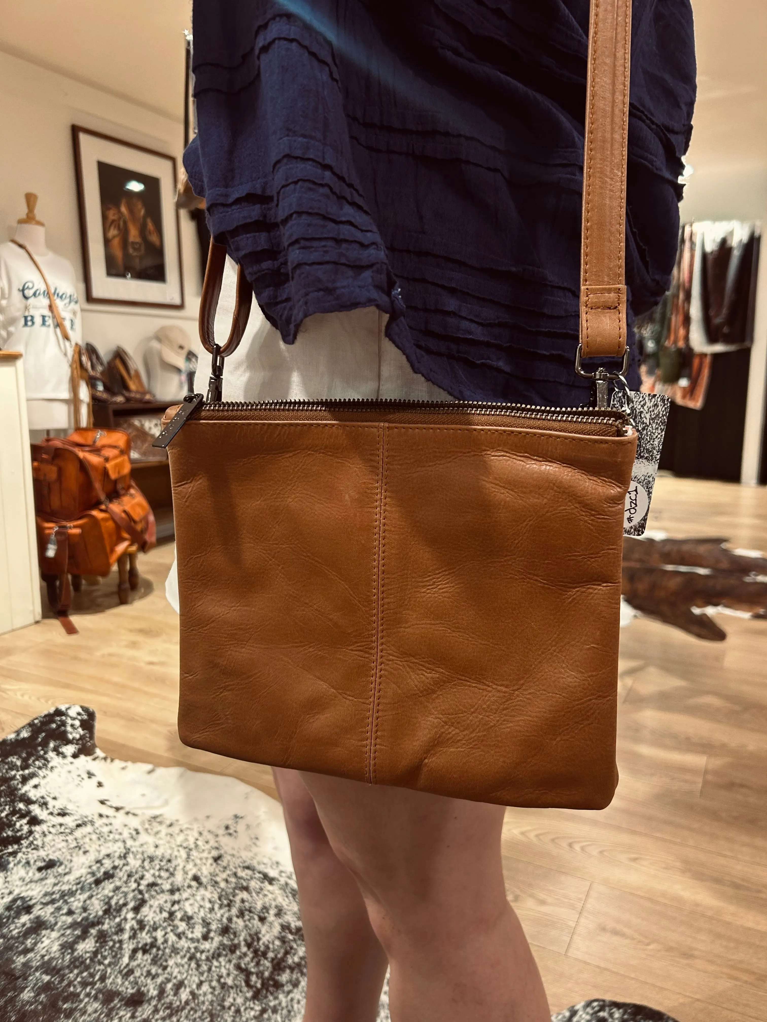 Double zip crossbody bag #dzc1
