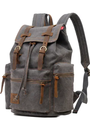 Drawstring Canvas Backpack for Students 36-55L