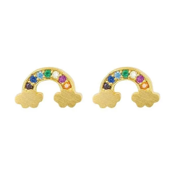 EARRINGS RAINBOW DIAMANTE