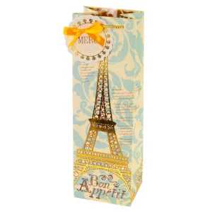 Eiffel Tower - Illustrated Wine Bag