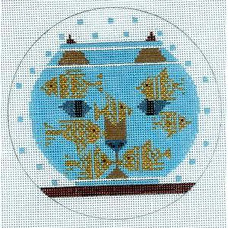 Fishful Thinking Round Canvas