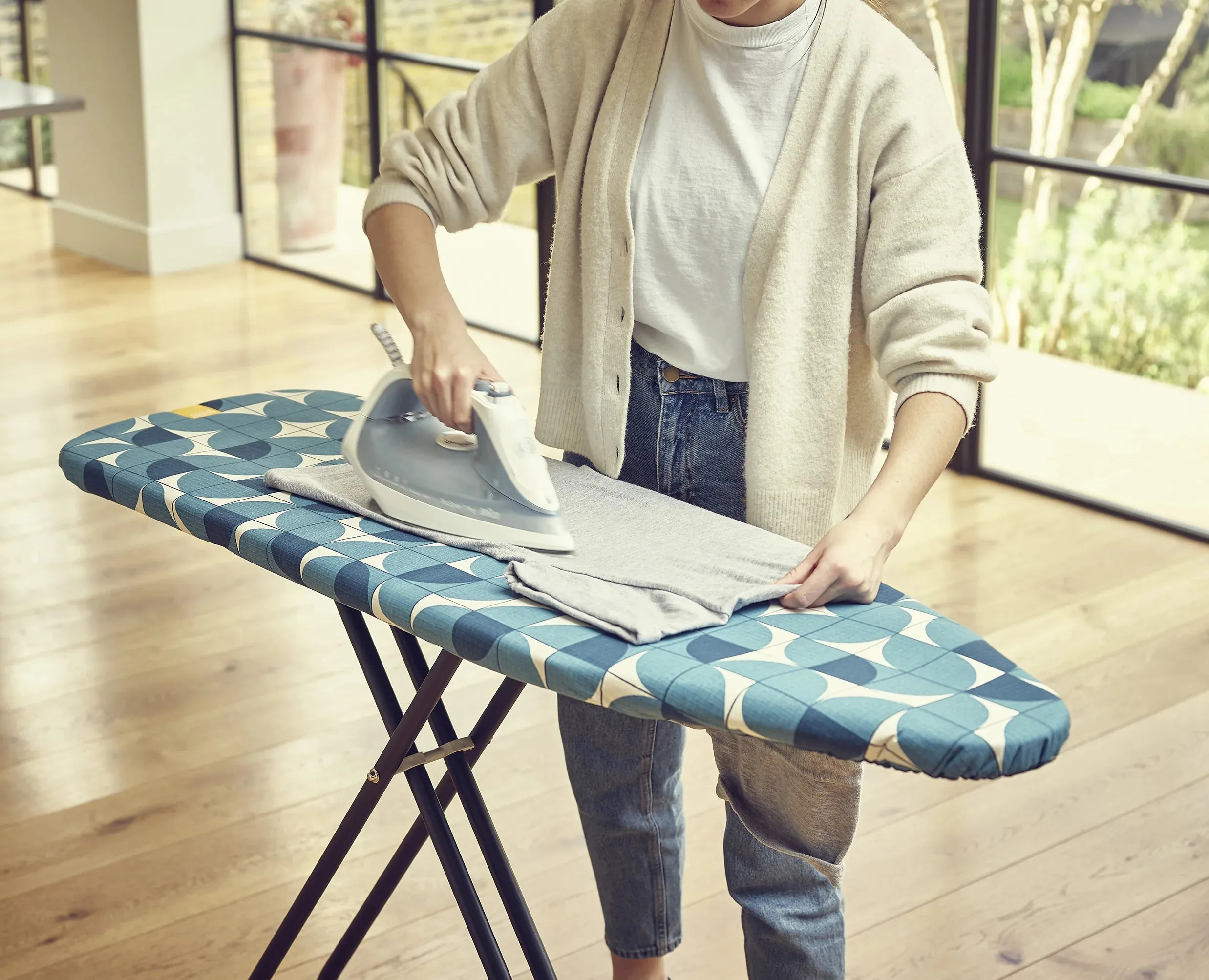 Flexa™ Blue Easy-fit Ironing Board Cover