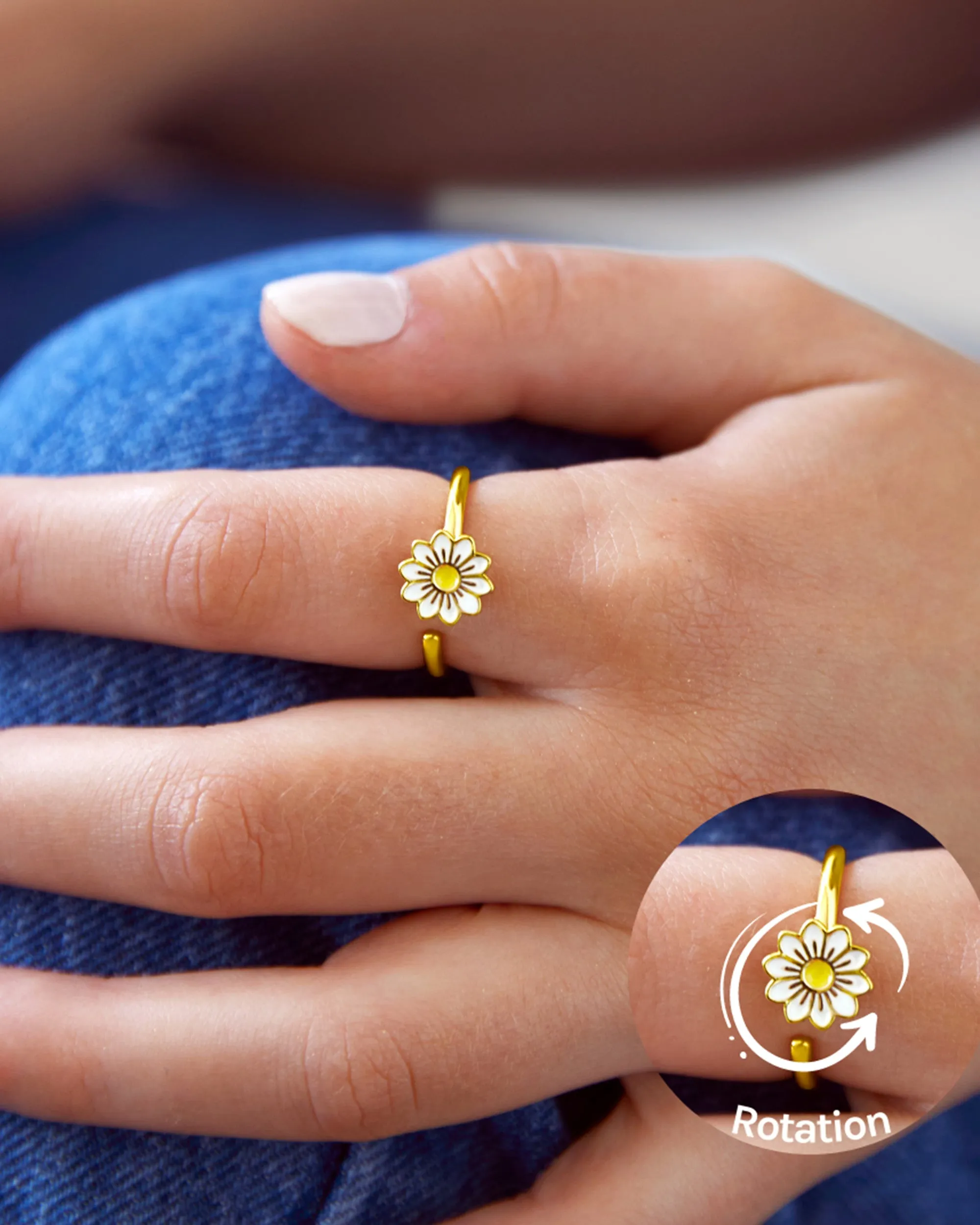 Floral Anxiety Ring